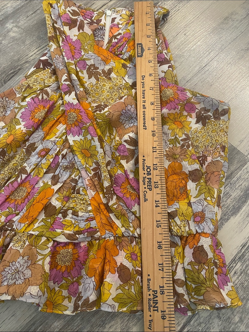 Veronica Beard Silk Kailani Garden Floral Top Stone Multi Sz 2 - Picture 11 of 11